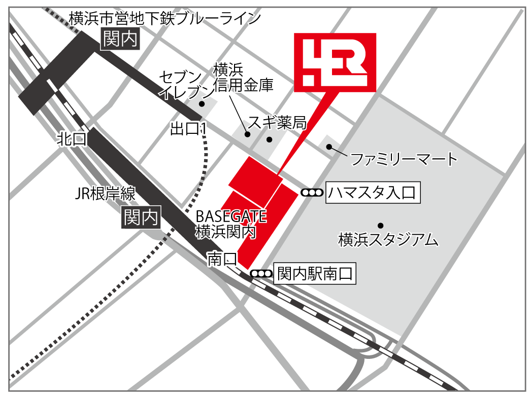 当社事務所までの地図